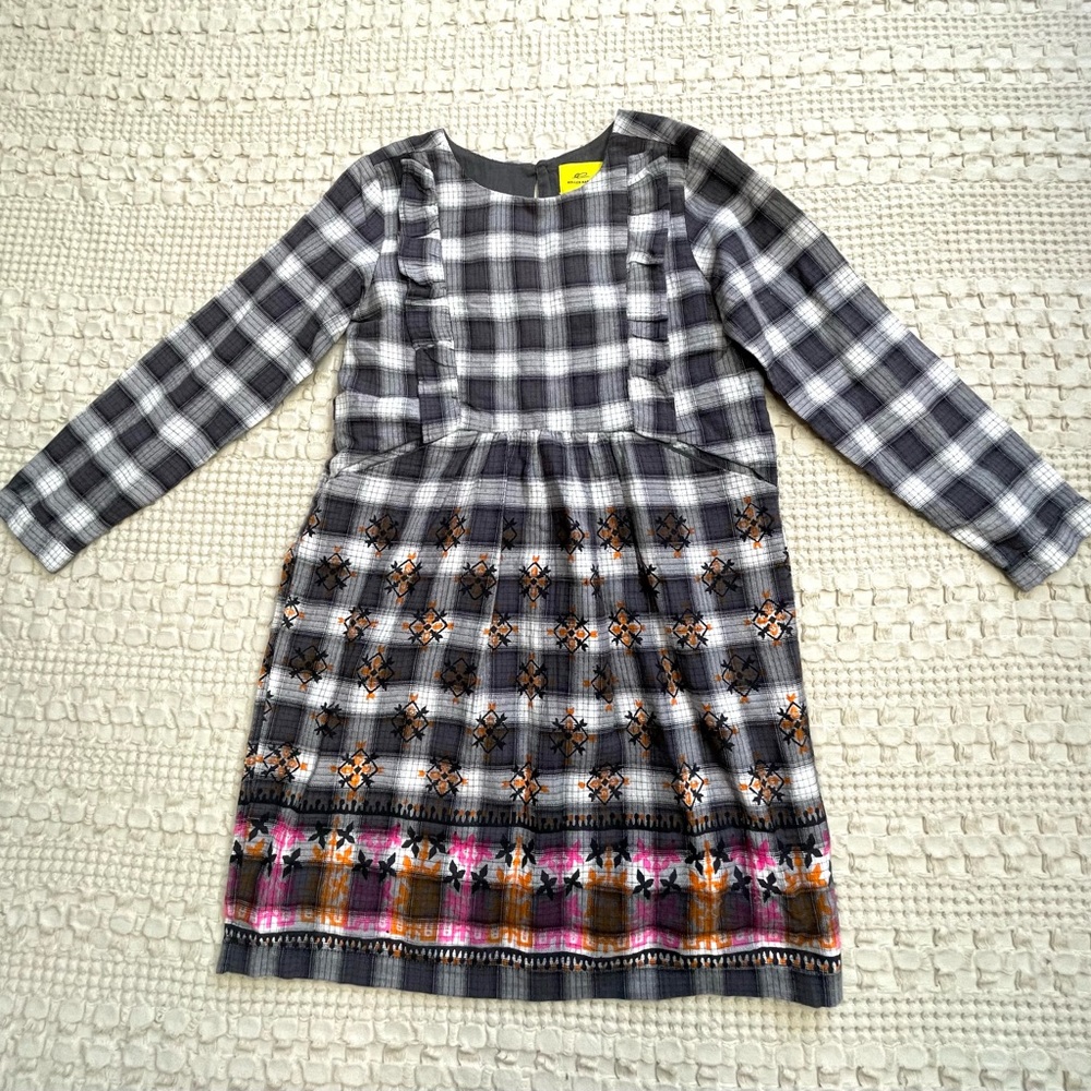 Girls Roller Rabbit Plaid Pattern‎ Dress 6